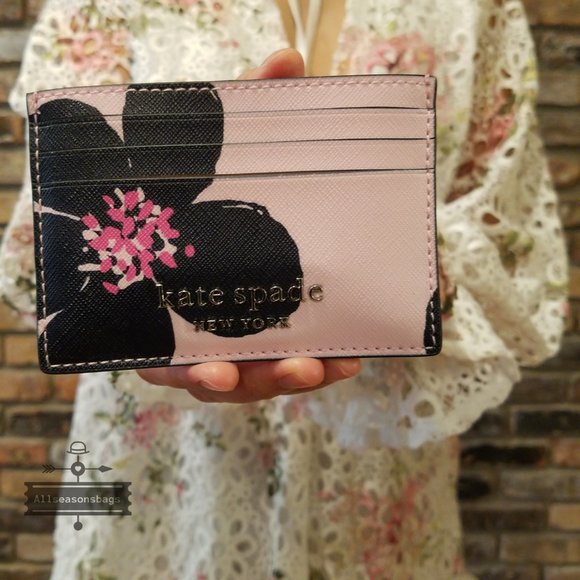 Kate spade SMALL card holder GRAND FLORA NWT - Picture 4 of 5